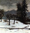 Gustave Courbet Snow painting